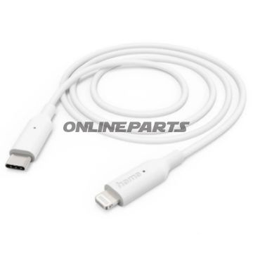OPLADNINGSKABEL USB-C-LIGHTNING 1 Meter Hama