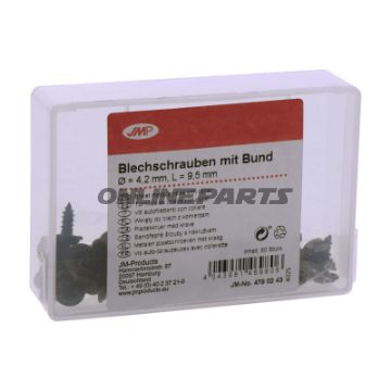 PLADESKRUE MED FLANGE 4,2X9,5 50PCS PCS