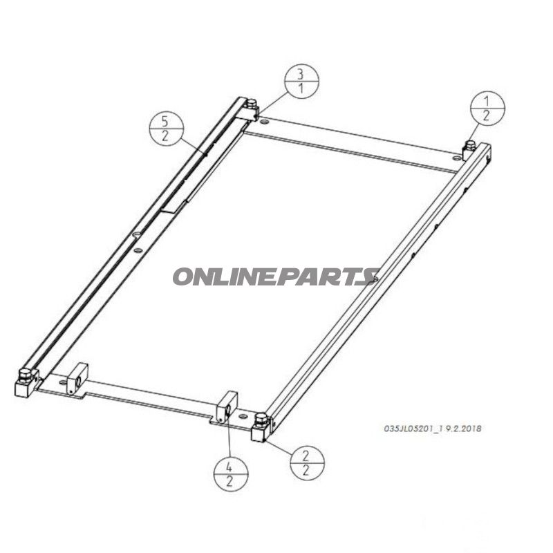 BODENBLECH-KIT JUMBO NT 2 STYKKER. GALVANISERET NUSSBAUM