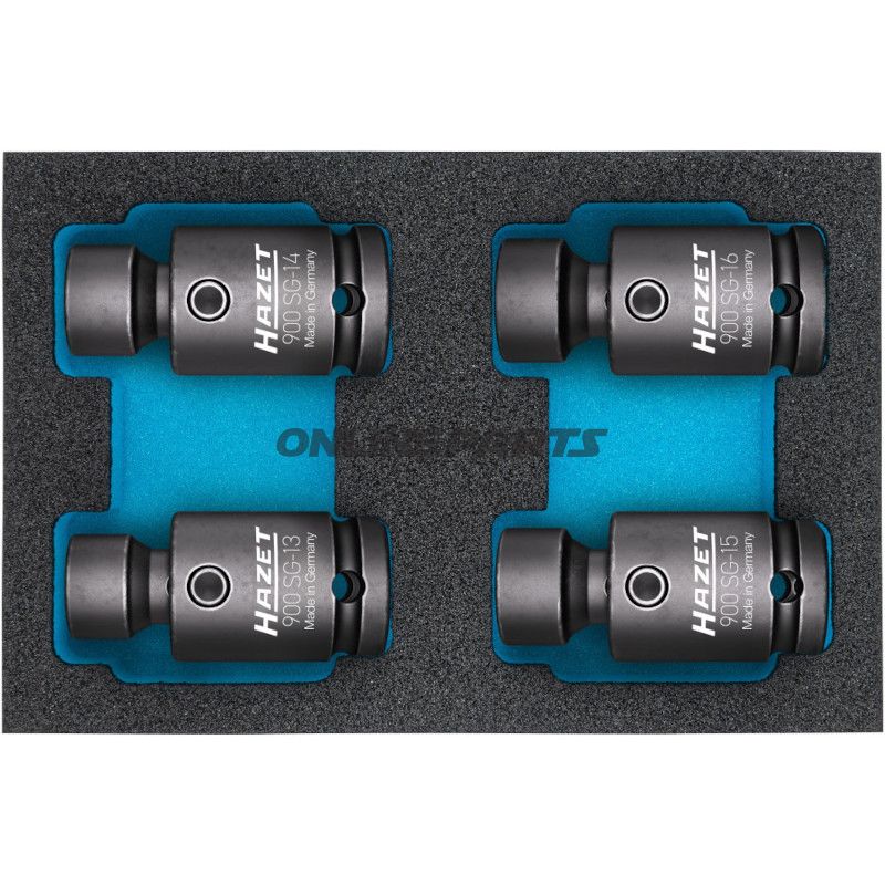 KRAFTSAMLINGSMØTRIK SÆT 4 STYKKER 13-16 1/2 T