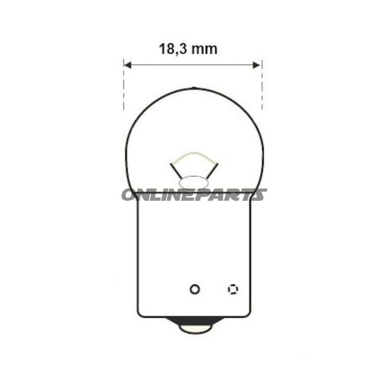 PÆRE 12V10W BAU15S JMP SE 1590751 10/16