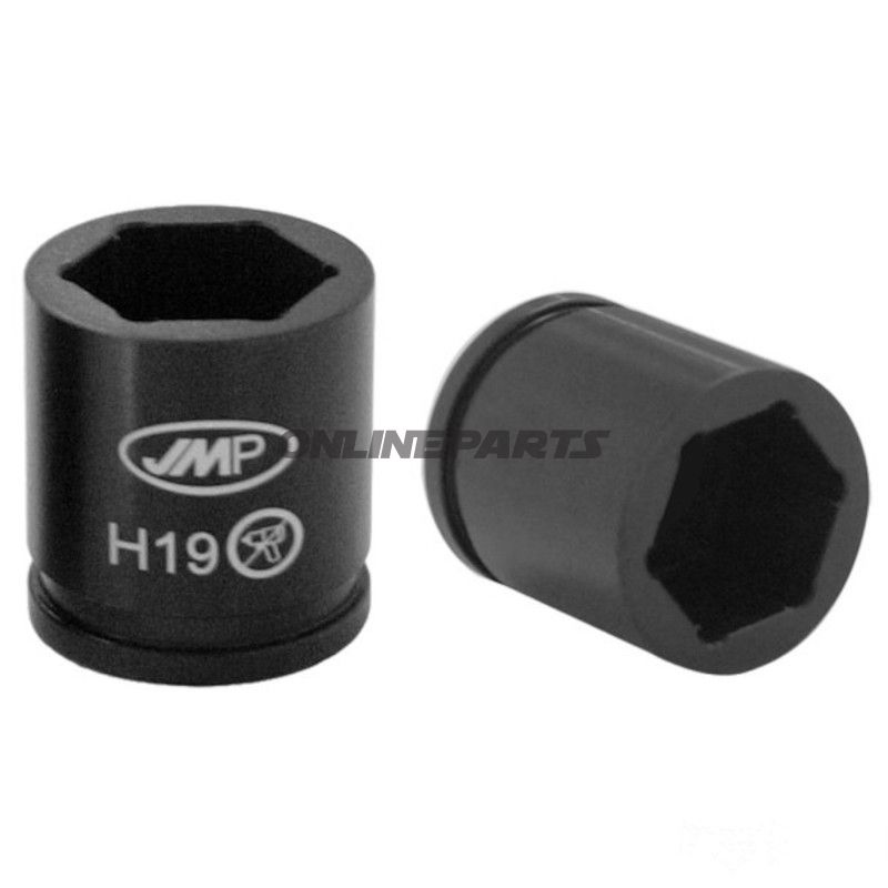 PLASTIKSOKL 3/8 19MM SEKSKANTET JMP