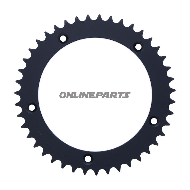 BAGESTE TANDHJUL 43 TAND, STIGNING 520, SORT INDRE DIAMETER 158, BOLTAFSTAND 180