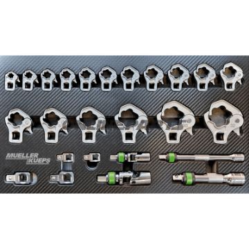 SENSORKABELNØGLESÆT 25 DELE 8-32MM