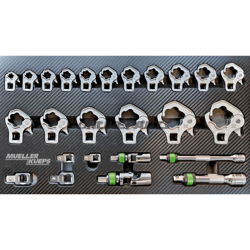 SENSORKABELNØGLESÆT 25 DELE 8-32MM