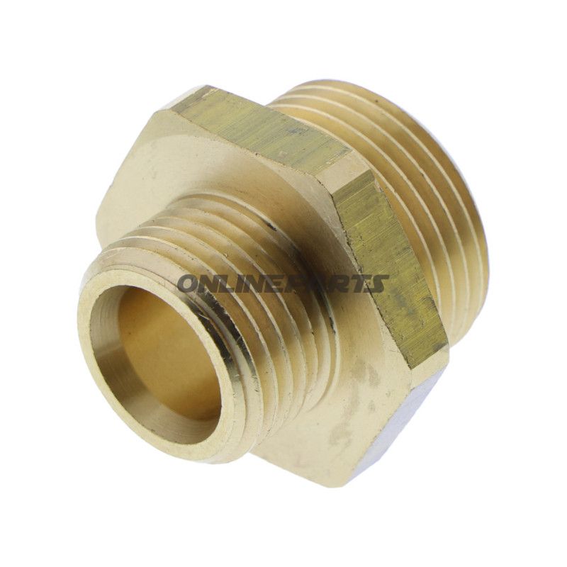 DOBBELT NIPLE G3/4-G1/2 131771 MESSING