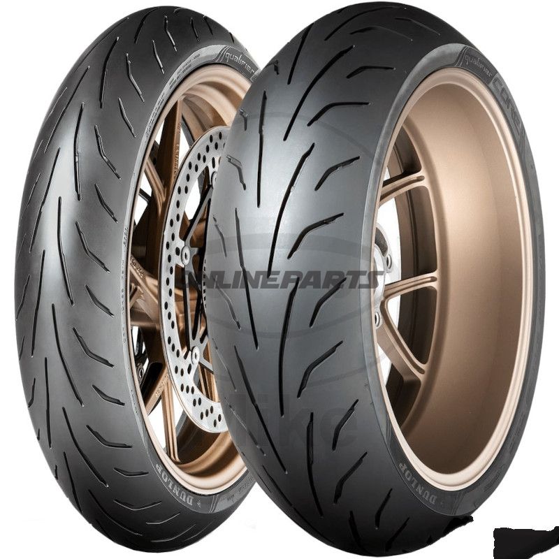 120/70ZR17 (58W) TL foran Reifen Dunlop Kvalifikation CORE