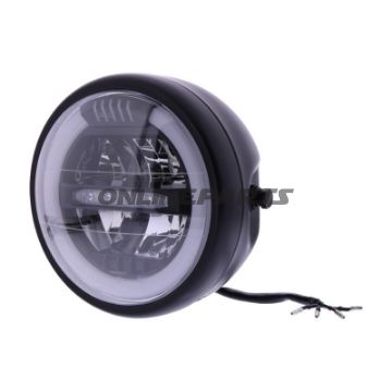 Forlygte LED sort JMP 6 1/2 tomme