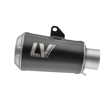 Lyddæmper rustfrit stål LV-10 Slip-On Black Edition