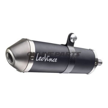 Lyddæmper Rustfrit Stål X-Fight Slip-On Sort Udgave