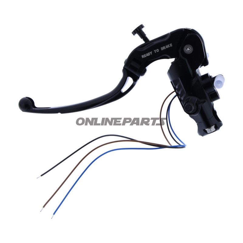 Koblingsmontering hydraulisk Accossato sort 16X16MM stempel