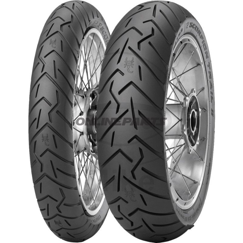 120/70ZR17 (58W) TL forhjul Pirelli Scorpion Trail II