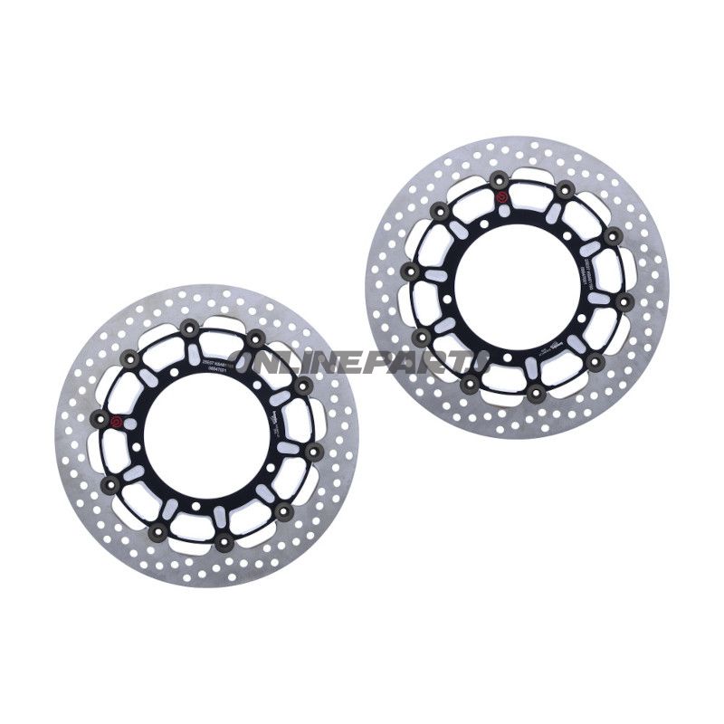 BREMSESKIVESÆT BREMBO RILLE FORTSÆTTER MED 2 DELE