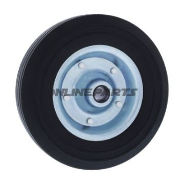 RESERVEHJUL SOLID GUMMI 6On 200X60 STÅLRIM