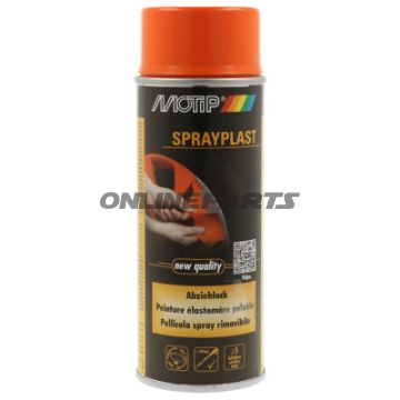 PEEL PAINT 400ML MOT ORANGE GLOSS SPRAYPLAST