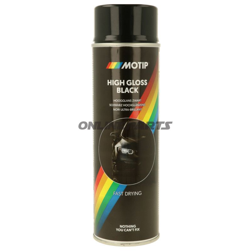MALING SPRAY SORT GLAS 400ML MOT Rallye