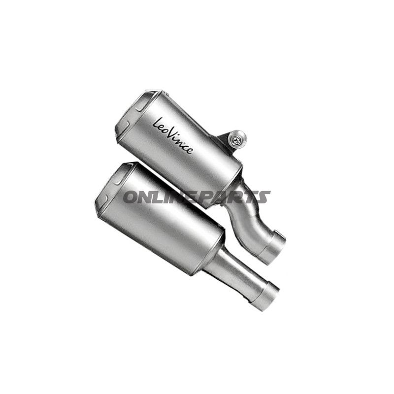 Lyddæmper rustfrit stål LV-10 2 slip-on