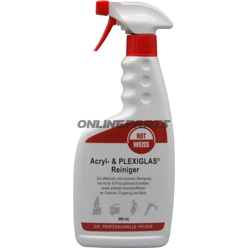 REINIGER ACRYL&PLEX 500ML ROT WEISS