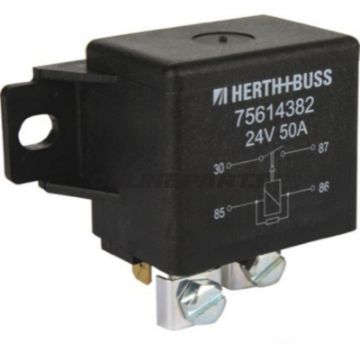 MULTIFUNKTIONS-RELÆ 24V 50A LUKKER