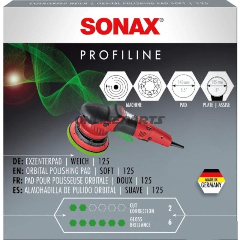 EXCENTRISK PUDE BLØD 125MM SØN