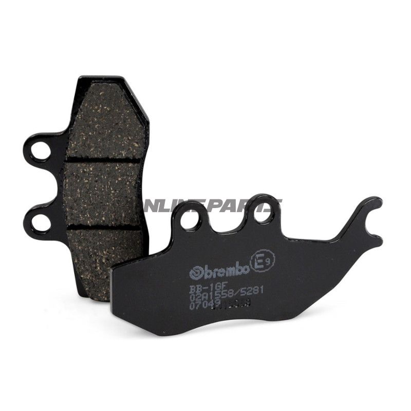 Bremseklodser Brembo CC organisk 737.02.83 BrandNo 07049 vejgodkendt