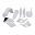 Koplingskit Polisport 716.29.46 Komplettkit hvid