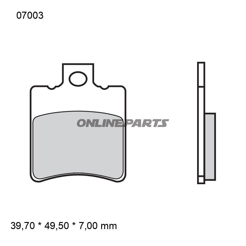 Brembo bremseklodser CC organisk vejbrug 737.02.38