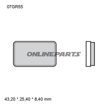 Bremsklotz Sinter SD Brembo