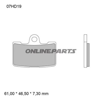 Bremsklotz Sinter vorne SA Brembo