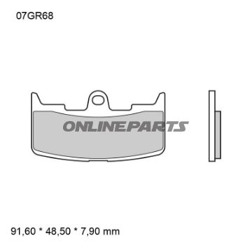 Bremsklotz Sinter vorne SA Brembo