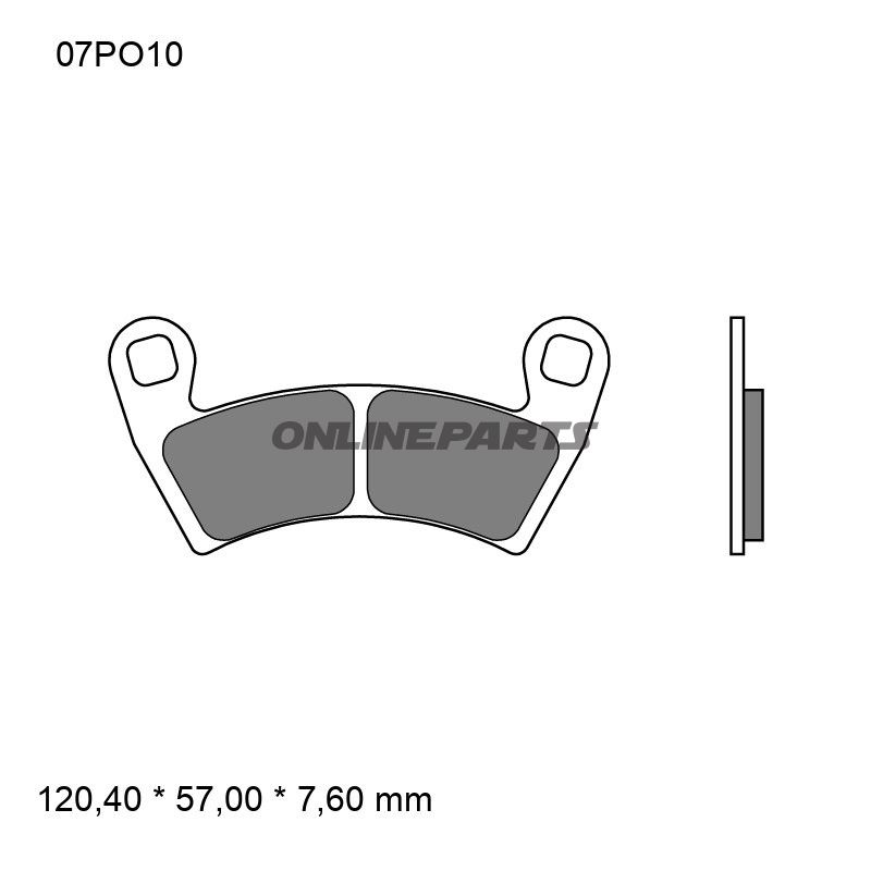Brembo sintrede bremseklodser 737.08.87