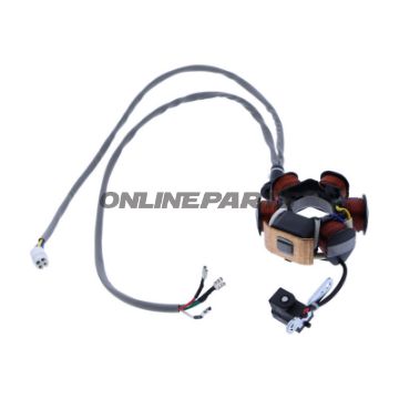 Lichtmaschinen-Stator JMP 700.38.38 für Piaggio, Gilera und Vespa
