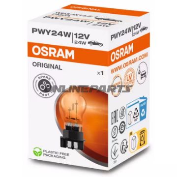 Pære Osram 12 V 24 W orange PWY24W