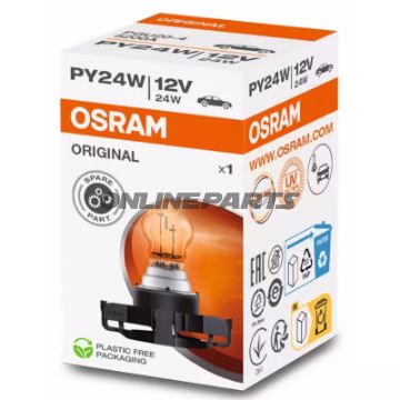 Pære Osram PY24W 12 V 24 W orange