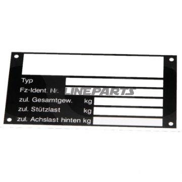 NAVNESKILT ANH 125X70MM
