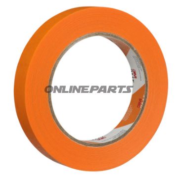 Tape 211E 18 x 50 mm orange fra 3M