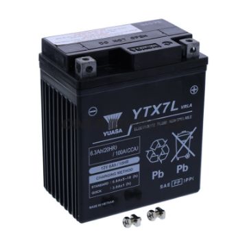 Yuasa batteri 12 V 6 Ah – varenummer 707.02.39