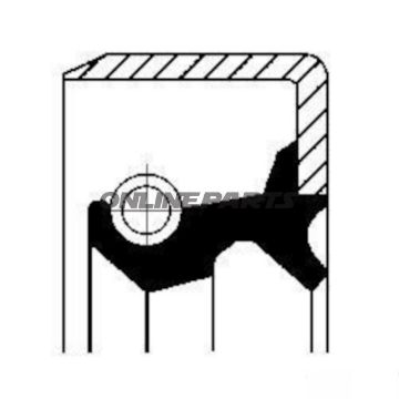 Simmering Corteco 50 x 65 x 9 mm