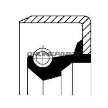 Wellendichtring 40X55X10MM