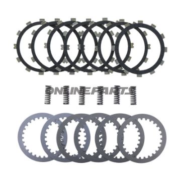 Kupplung Carbon EBC Lamellen + Federn+Scheiben
