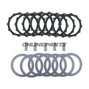 Kupplung Carbon EBC Lamellen + Federn+Scheiben