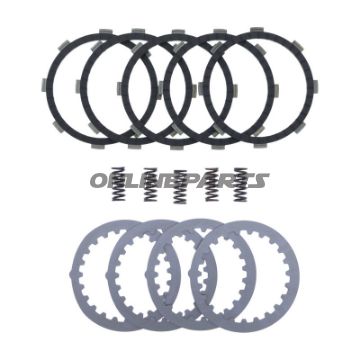 Kupplung Carbon EBC Lamellen + Federn+Scheiben