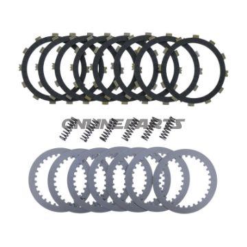 Kupplung Carbon EBC Lamellen + Federn+Scheiben
