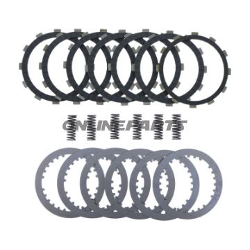 Kupplung Carbon EBC Lamellen + Federn+Scheiben
