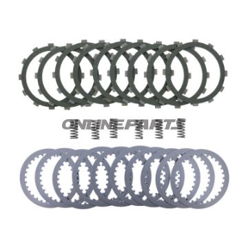 Kupplung Aramid EBC Lamellen + Federn+Scheiben