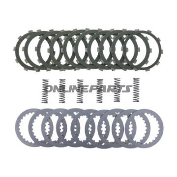 Kupplung Aramid EBC Lamellen + Federn+Scheiben
