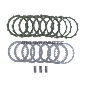 Kupplung Aramid EBC Lamellen + Federn+Scheiben