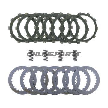 Kupplung Aramid EBC Lamellen + Federn+Scheiben
