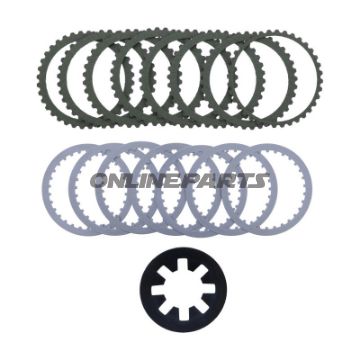 Kupplung Aramid EBC Lamellen + Federn+Scheiben