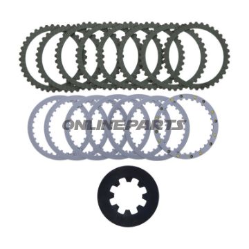 Kupplung Aramid EBC Lamellen + Federn+Scheiben